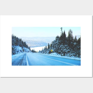 Looking Back. Winter Landscape Photograph Posters and Art